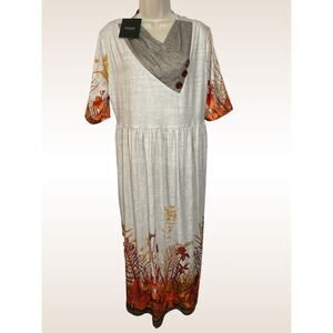 Fall Leaves Dress, Brand New with Tags, Large, perfect for teachers or vacation!